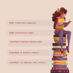 1000 Timeless & Famous Classic Novels Bundle With PLR