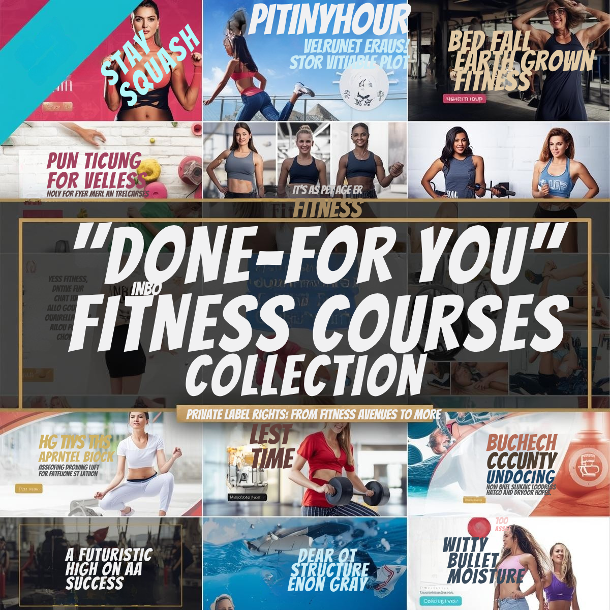 36 Done-For-You Fitness Courses Collection – PLR & MRR Included - Image 5