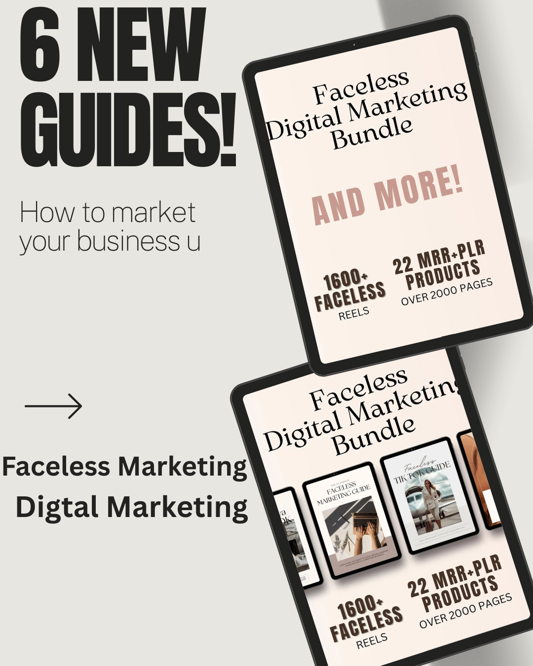 22 DFY Faceless Marketing Products with MRR & PLR - Image 2