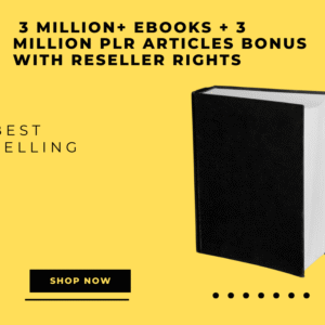 3M+ Digital eBooks & 3M+ PLR Articles | Resell & Profit Rights"