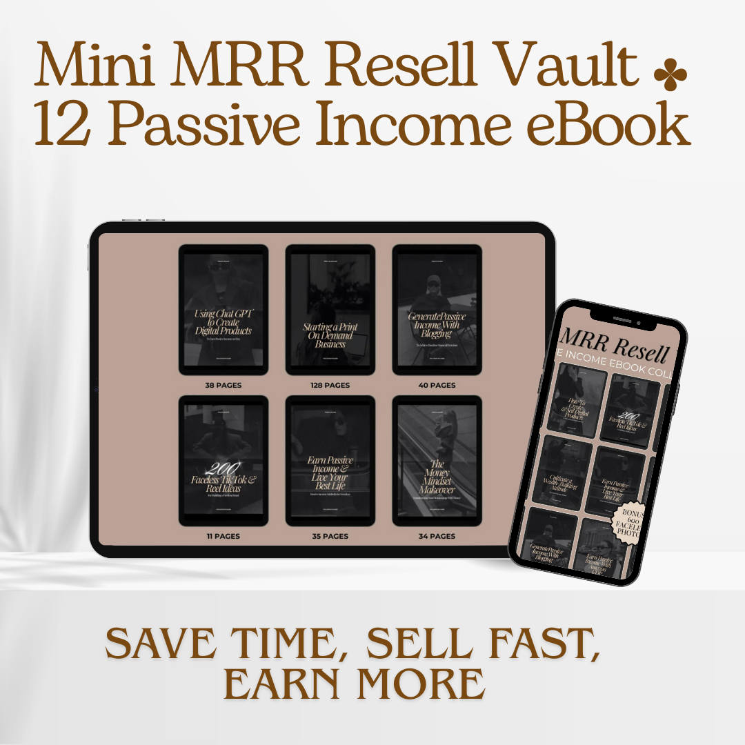 Financial Freedom eBook Bundle | Passive Income + MRR