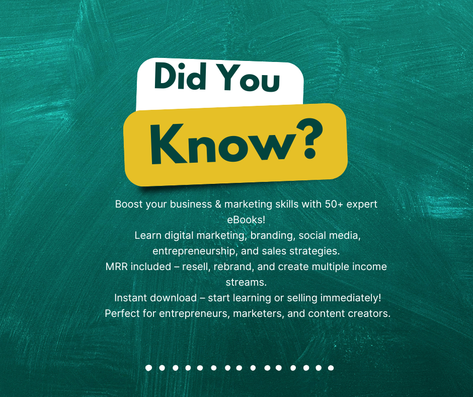 Unlock 50+ Business & Marketing eBooks | Resell & Profit with MRR” - Image 4