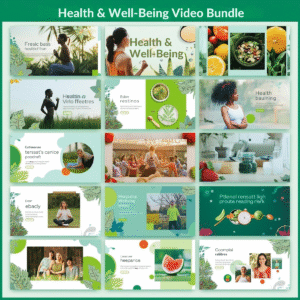Health & Well-being Video Bundle with MRR&PLR