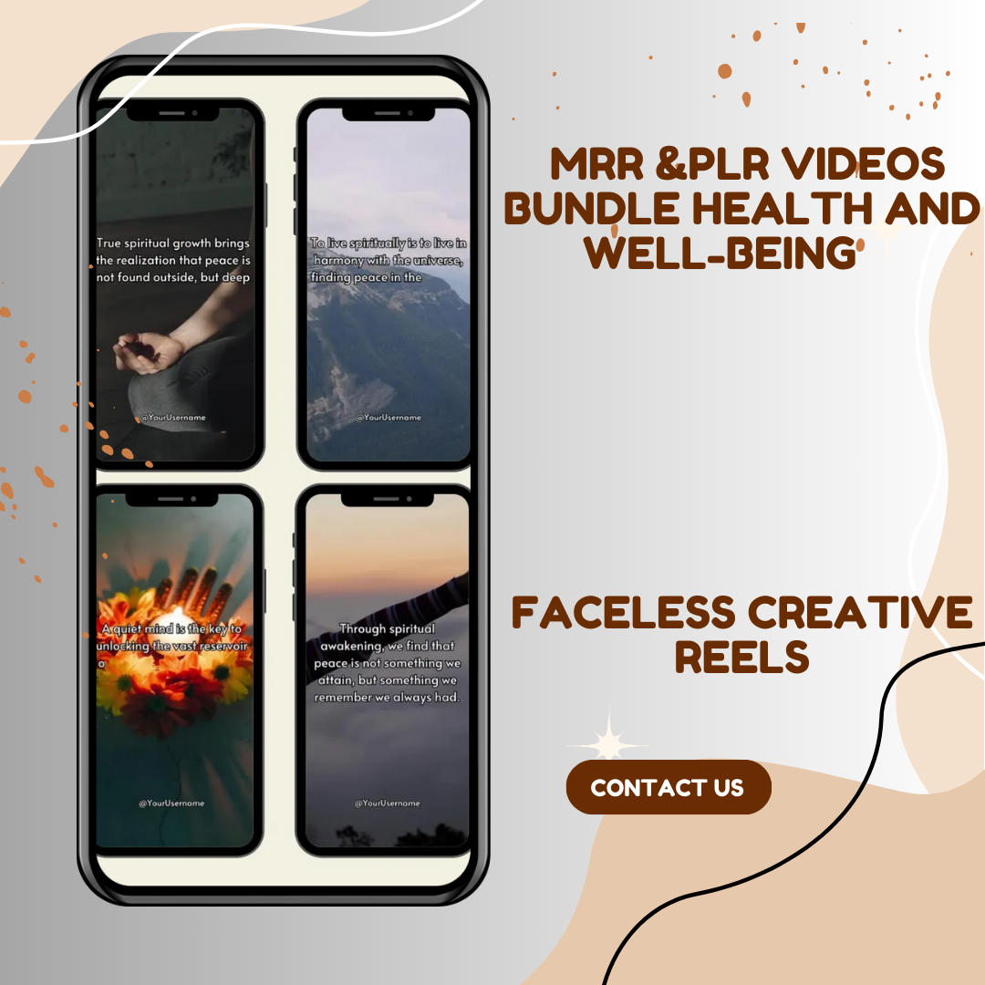Health & Well-being Video Bundle with MRR&PLR