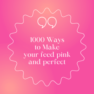“Aesthetic Pink Instagram Carousel Pack | 100 Templates With PLR & MRR Rights