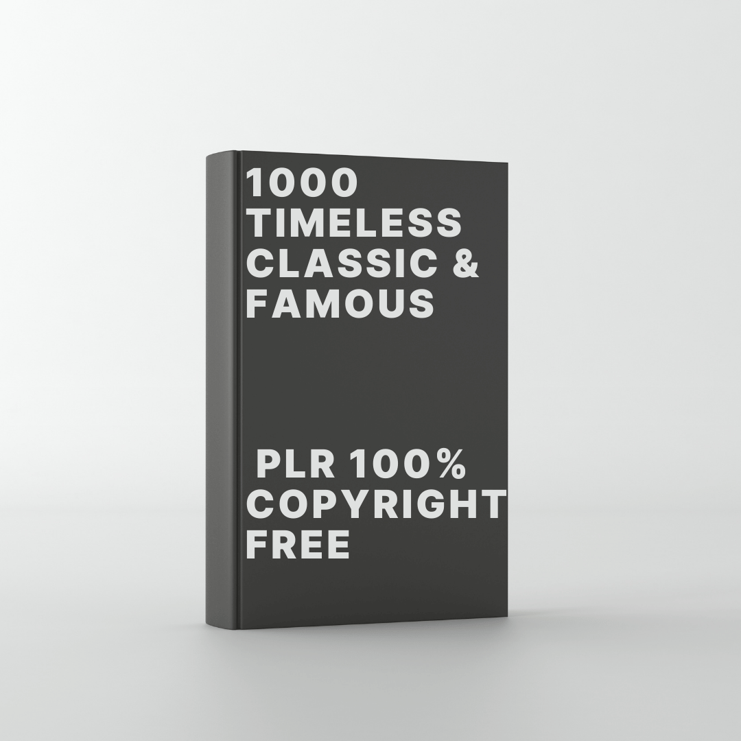 1000 Timeless & Famous Classic Novels Bundle With PLR - Image 2
